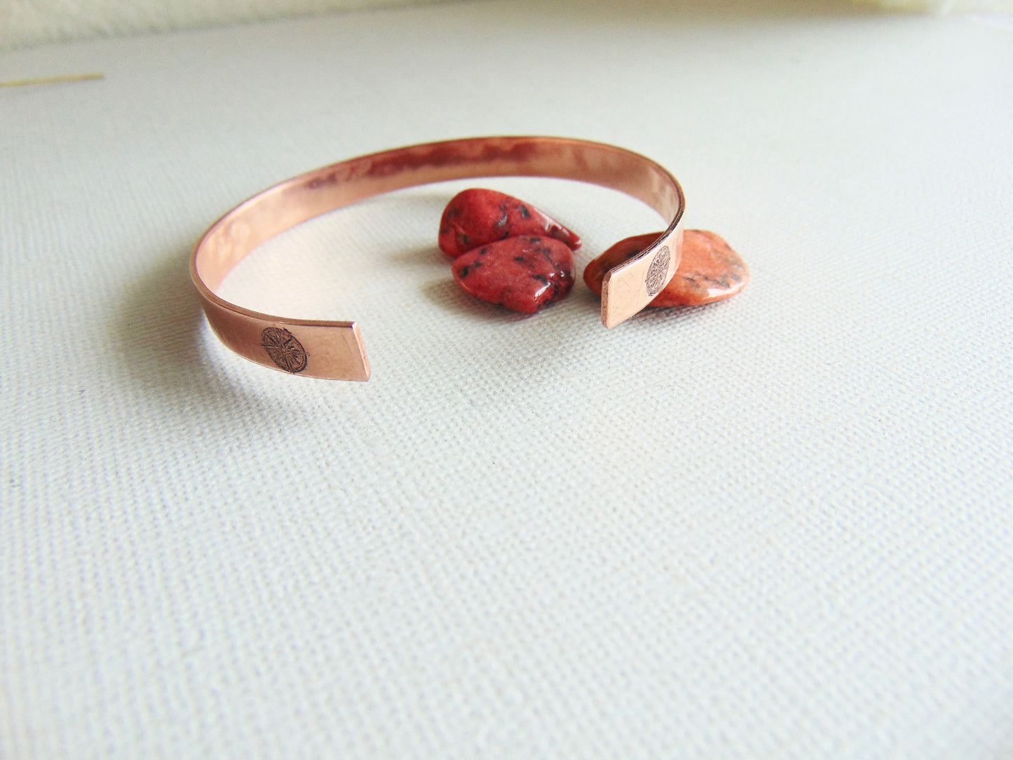 Quote or message engraved on Gold Cuff bangle