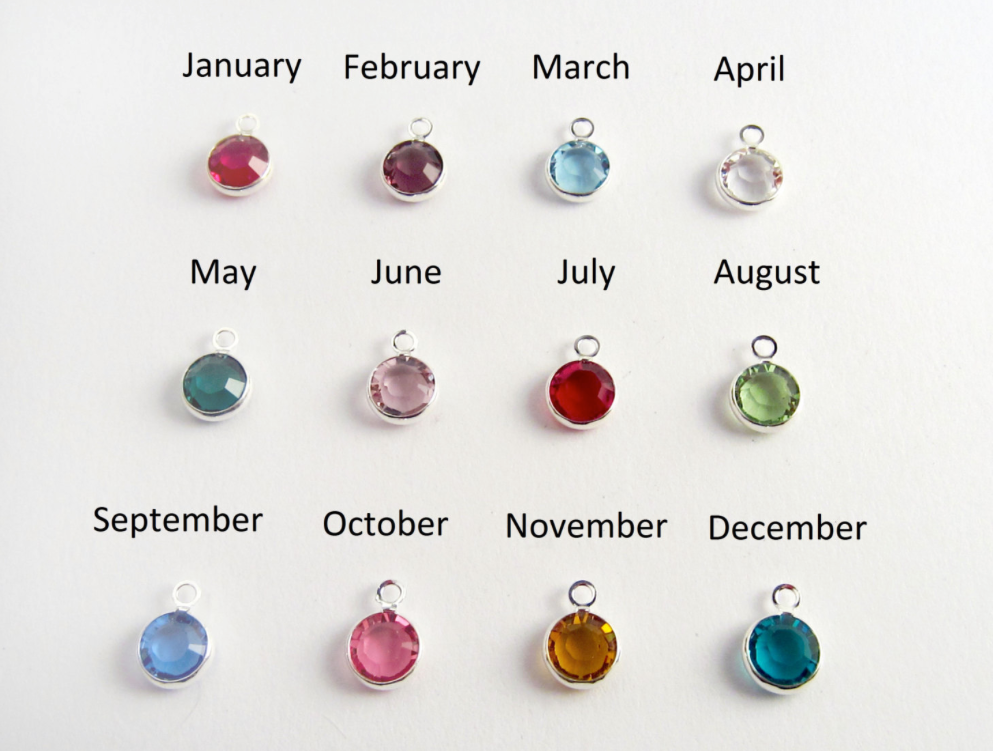 Custom Vertical bar necklace, personalized birthstone and name pendant