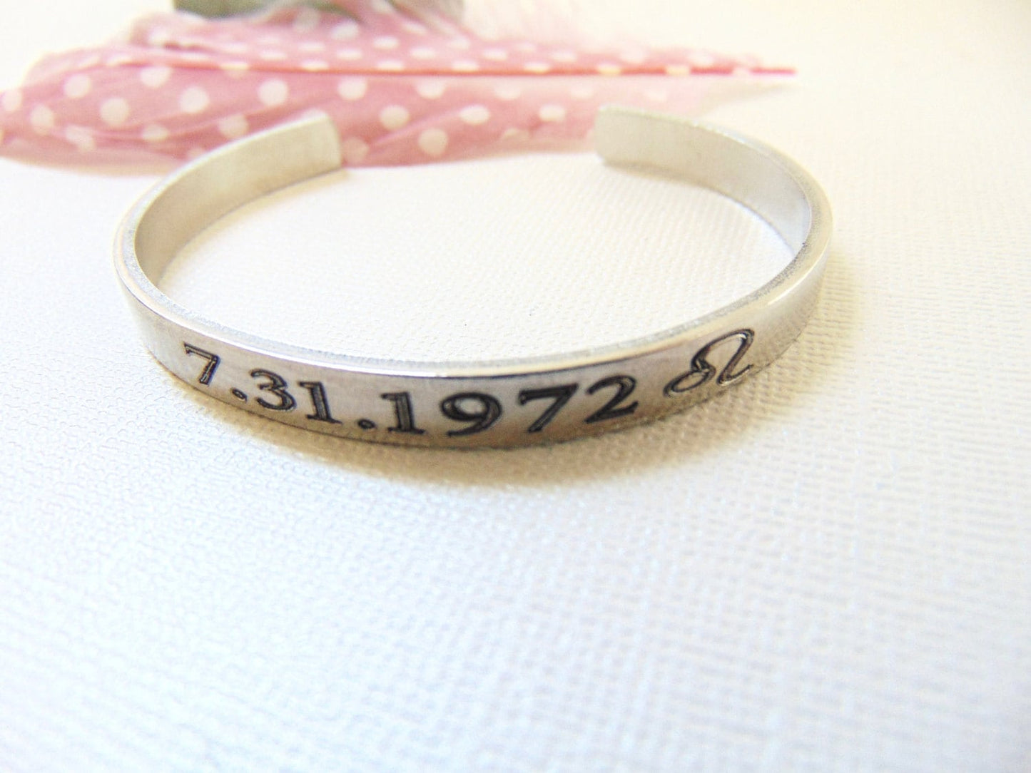 Zodiac Sign Cuff bracelet in silver - choose yours