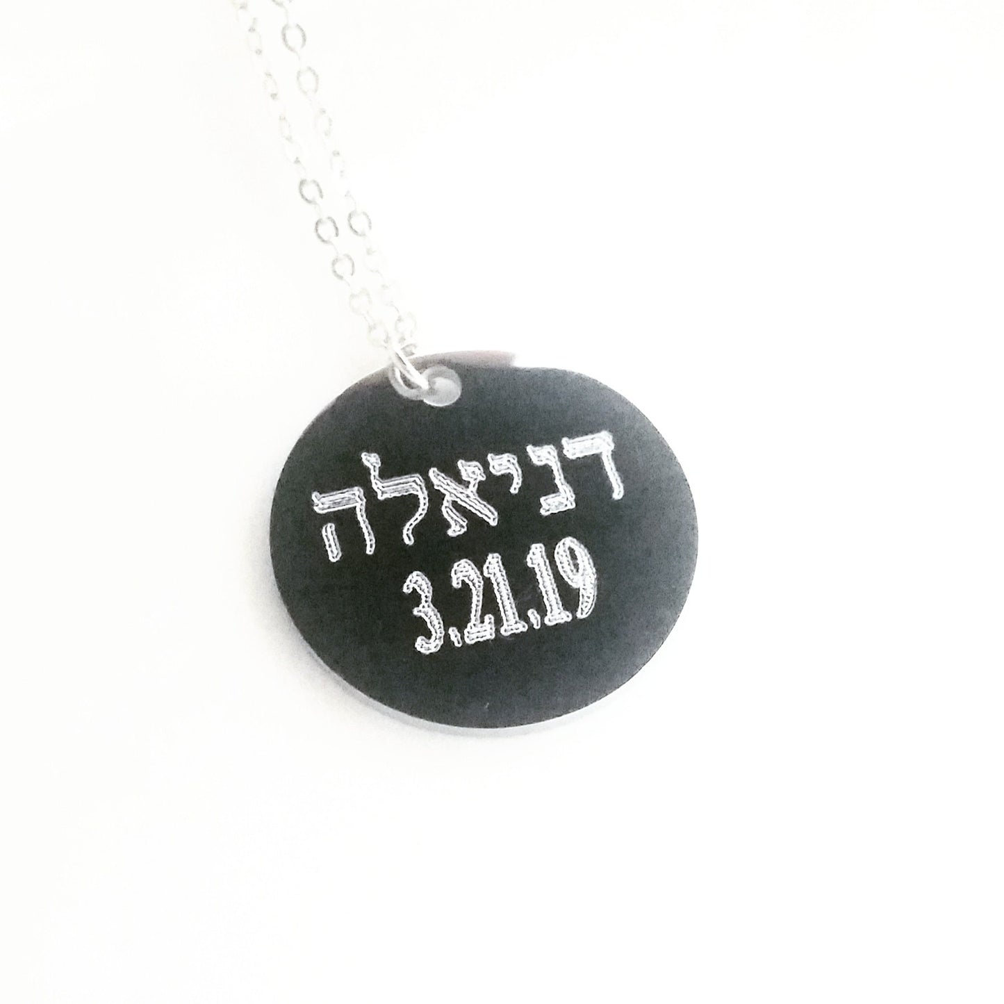 New MOM necklace, First mothers day gift, mom and baby pendant