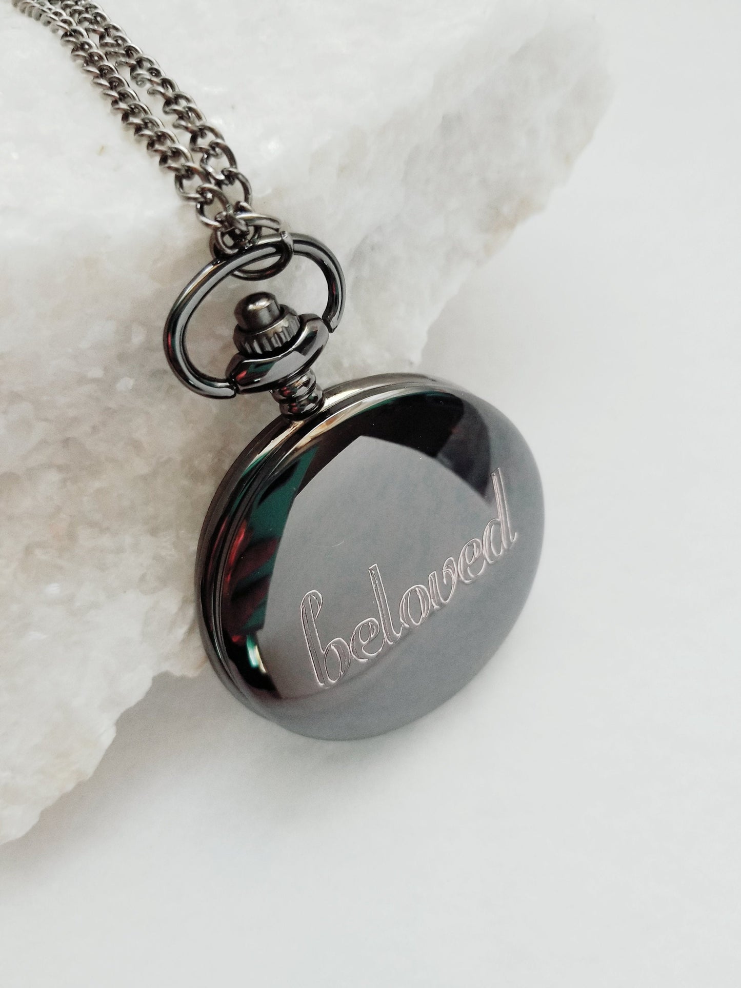 Actual Handwriting watch, custom pocket watch, father's day gift, steampunk.