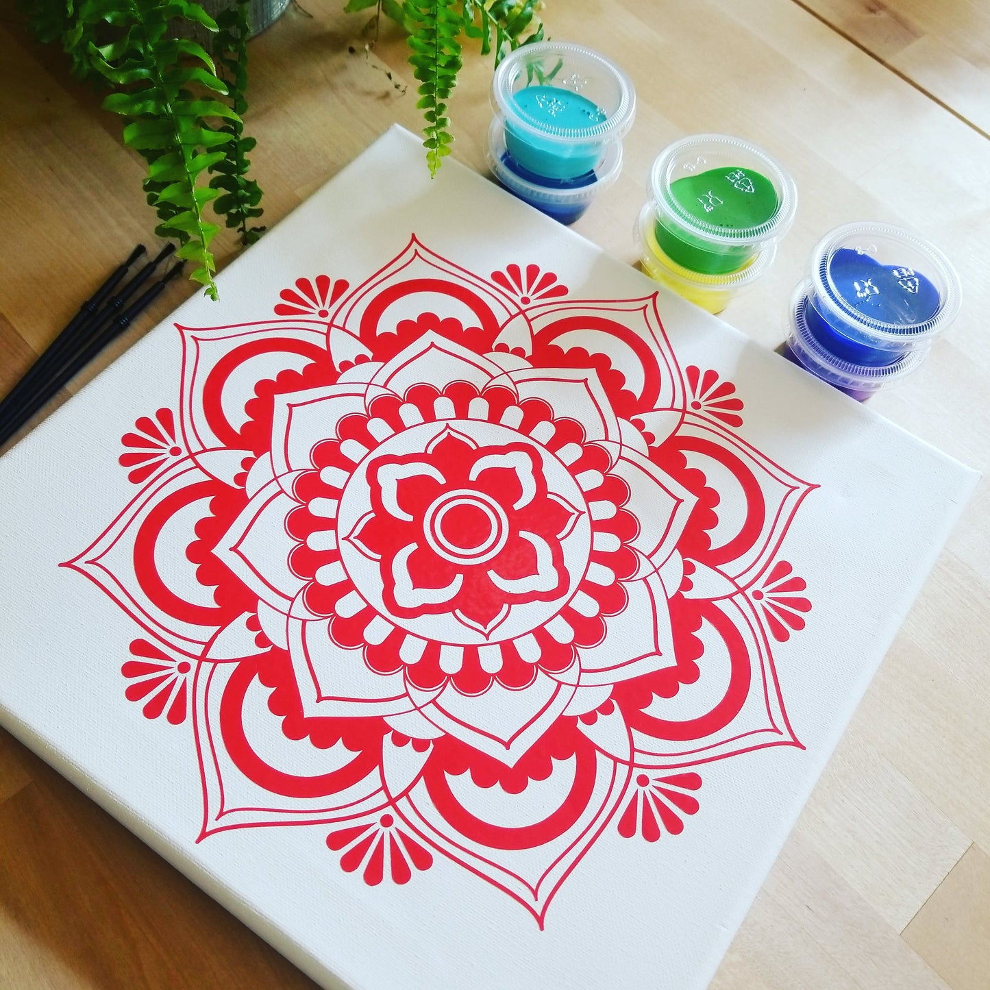 Kit de mandala de bricolaje, kit de pintura de bricolaje, kit de regalo de bricolaje personalizado, mandala de meditación, anfitrión de un kit de fiesta, kit de mandala de bricolaje para adolescentes/adultos