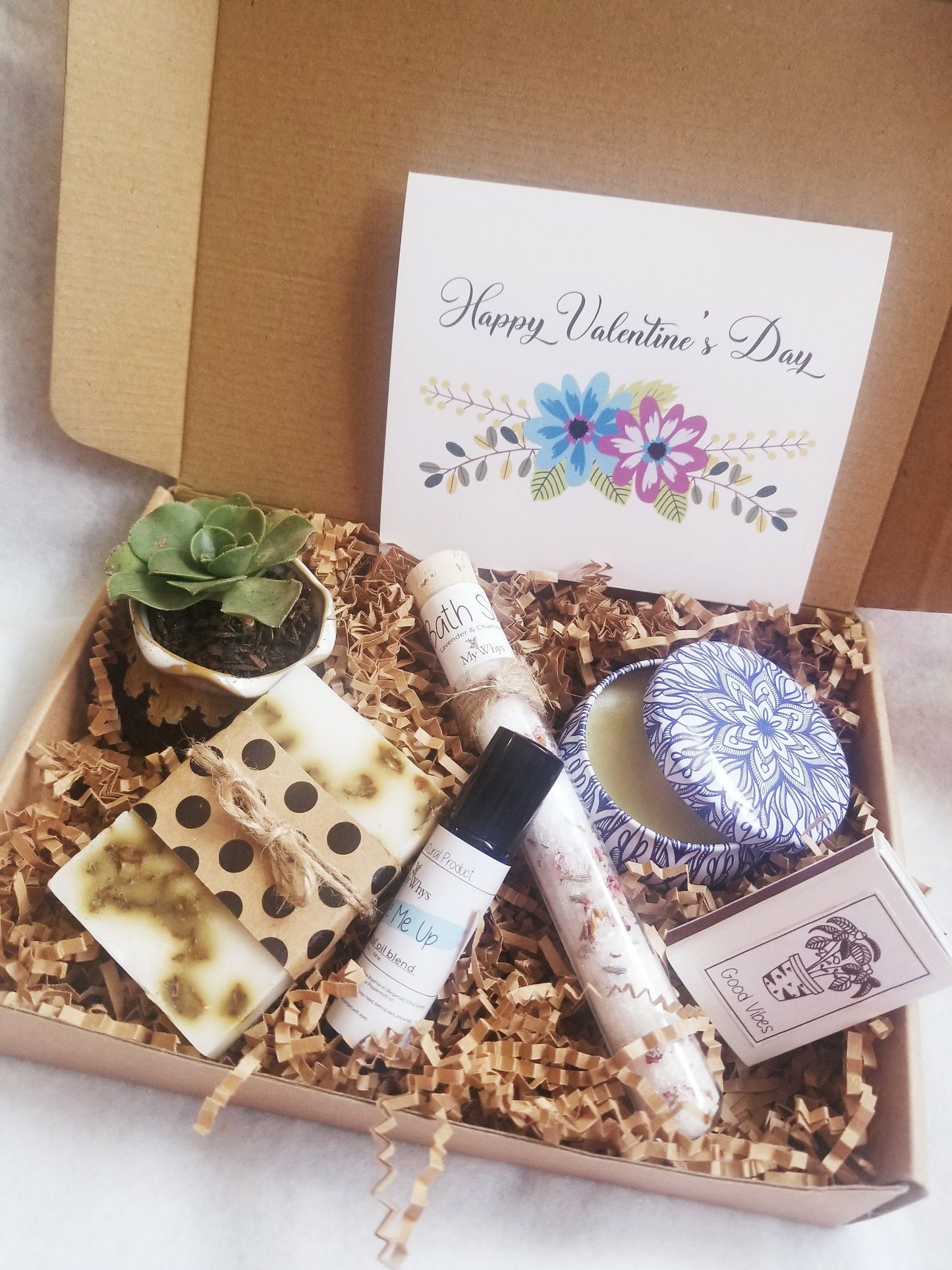 Valentines day gift set, relaxing spa care package