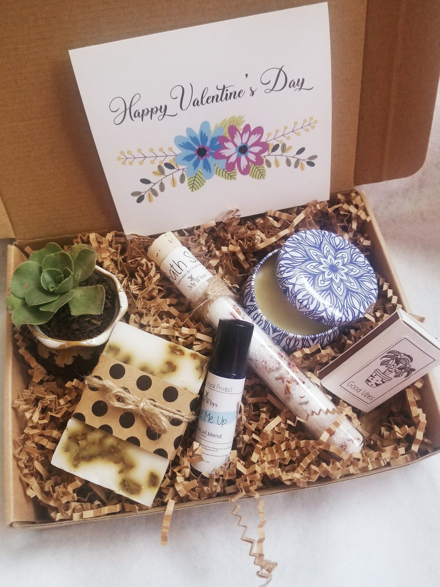 Valentines day gift set, relaxing spa care package