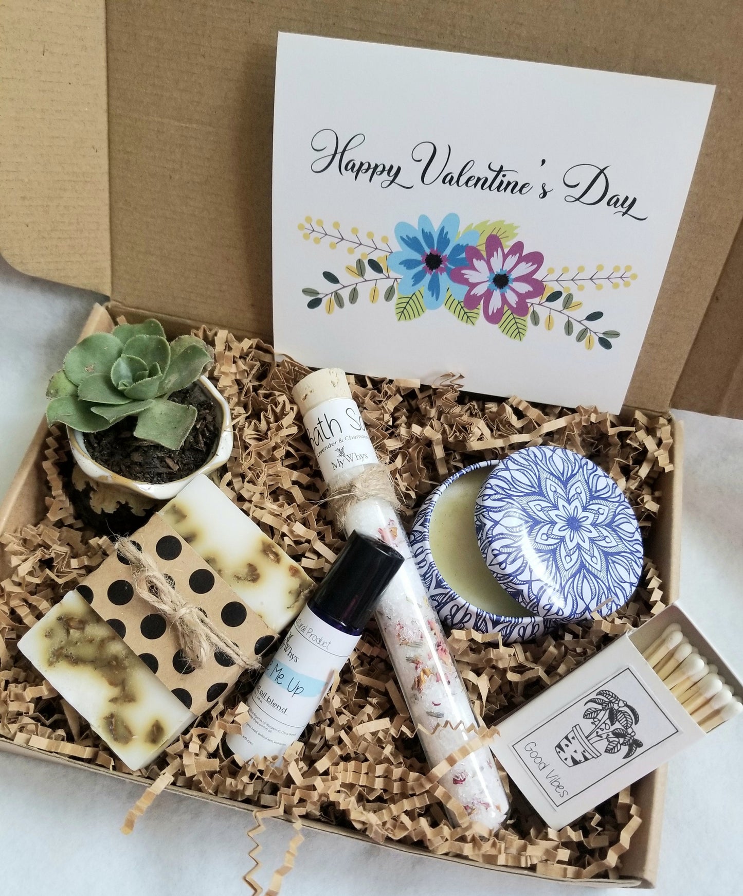 Valentines day gift set, relaxing spa care package