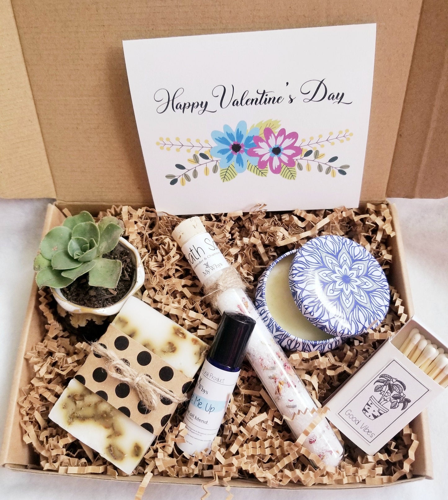 Valentines day gift set, relaxing spa care package