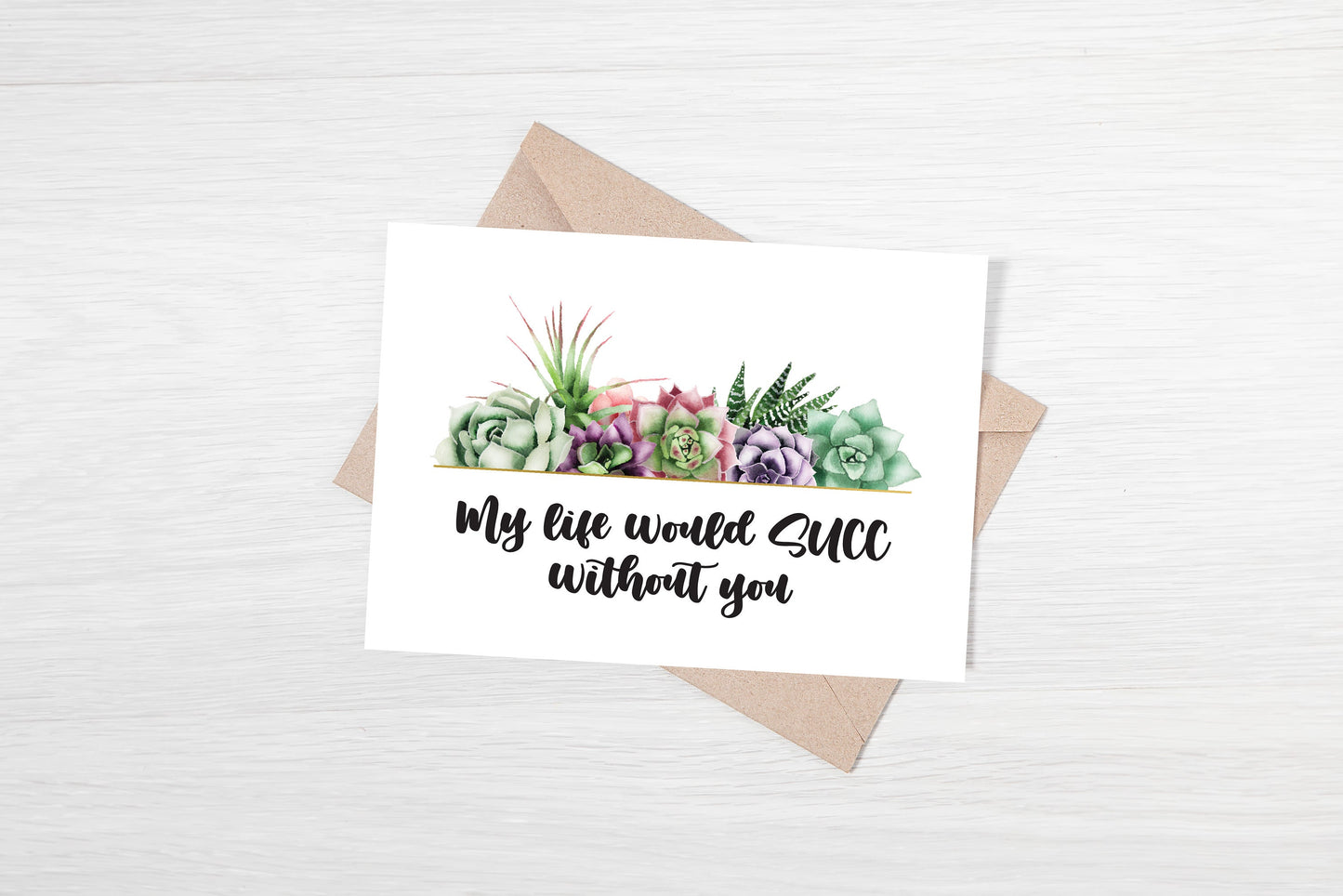 My life would SUCC without you - spa gift set, Thinking of you care package