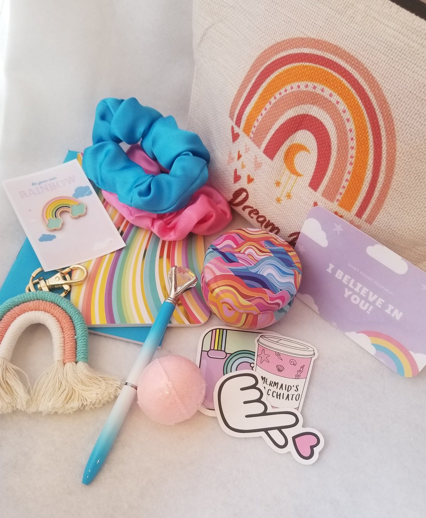Dream big gift box for Teen/tween girl, personalized care package set
