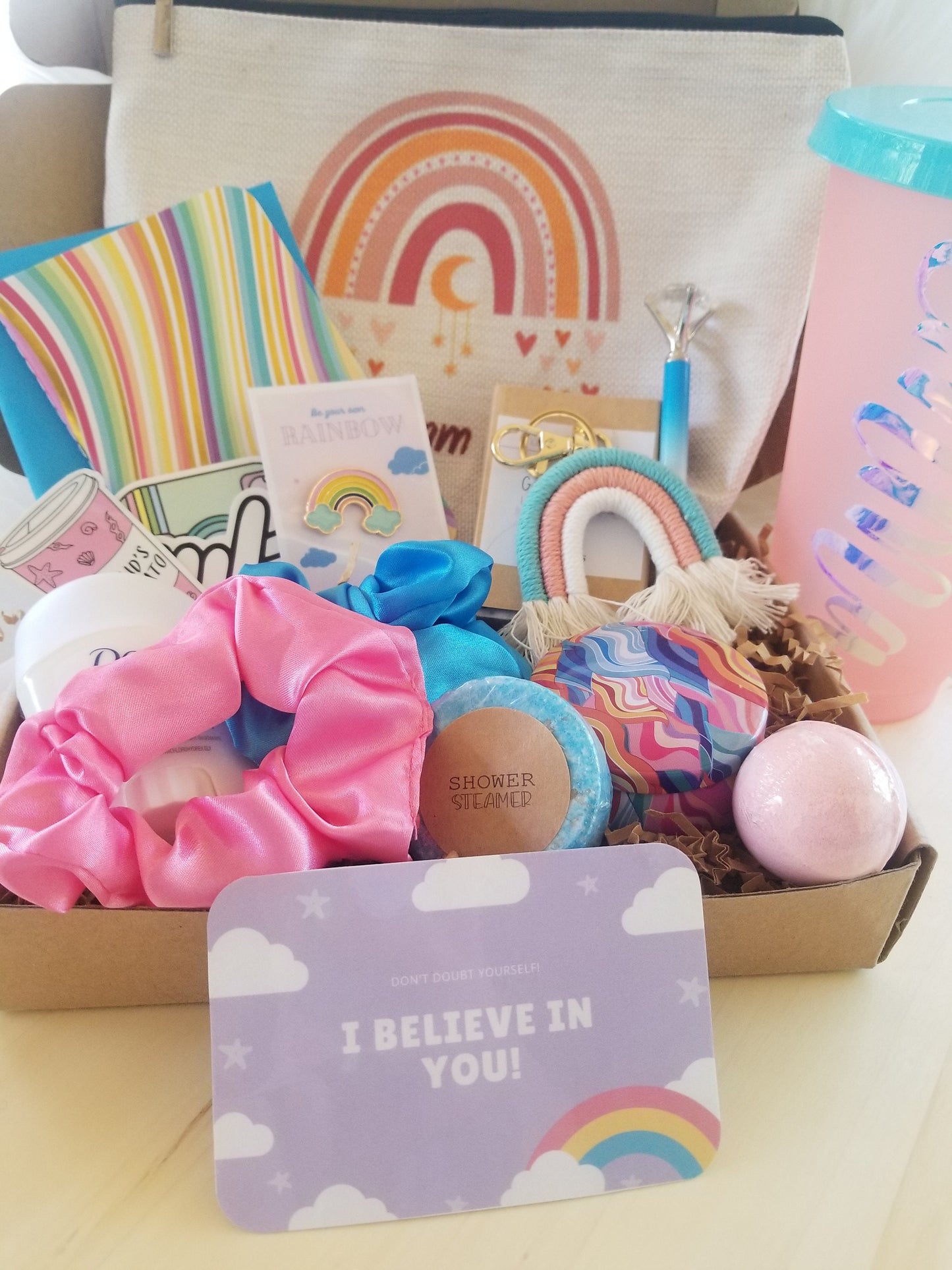 Back to school gift set for Teen/tween, I believe in you gift basket.