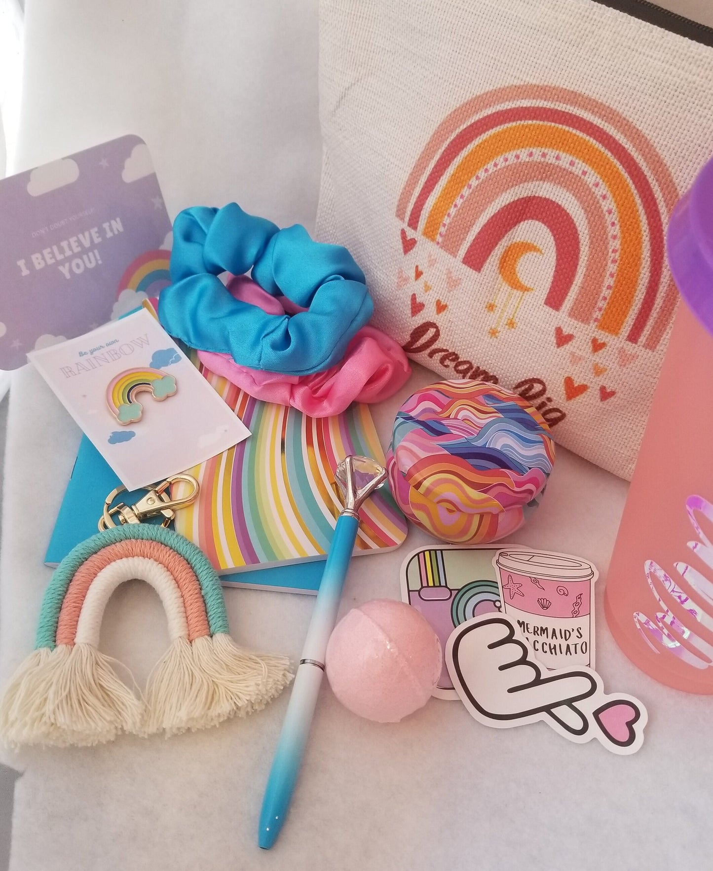 Dream big gift box for Teen/tween girl, personalized care package set