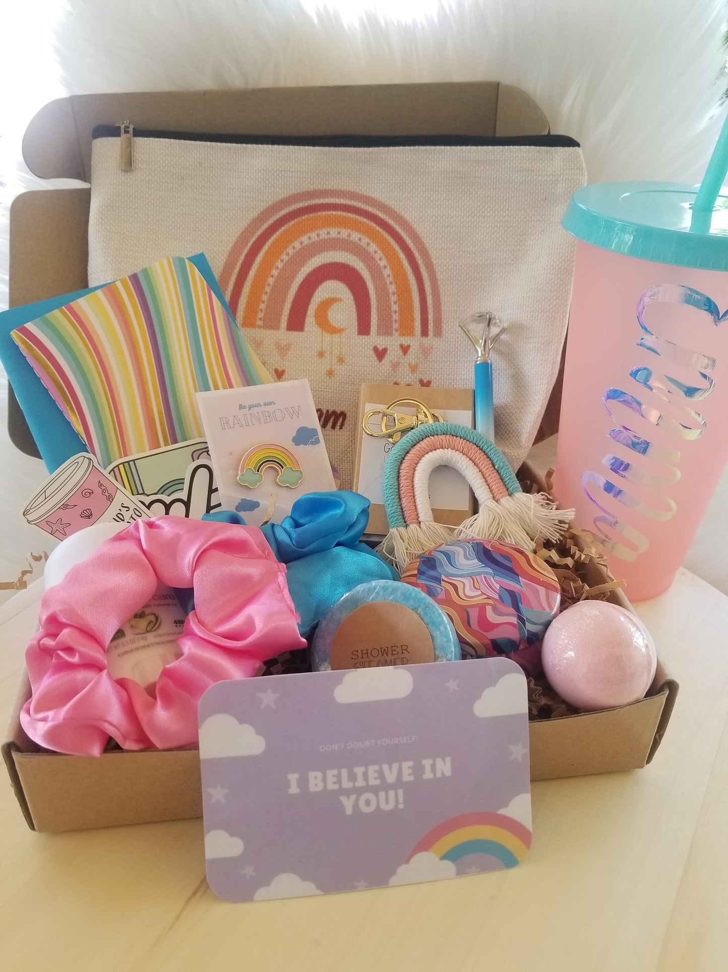Dream big gift box for Teen/tween girl, personalized care package set