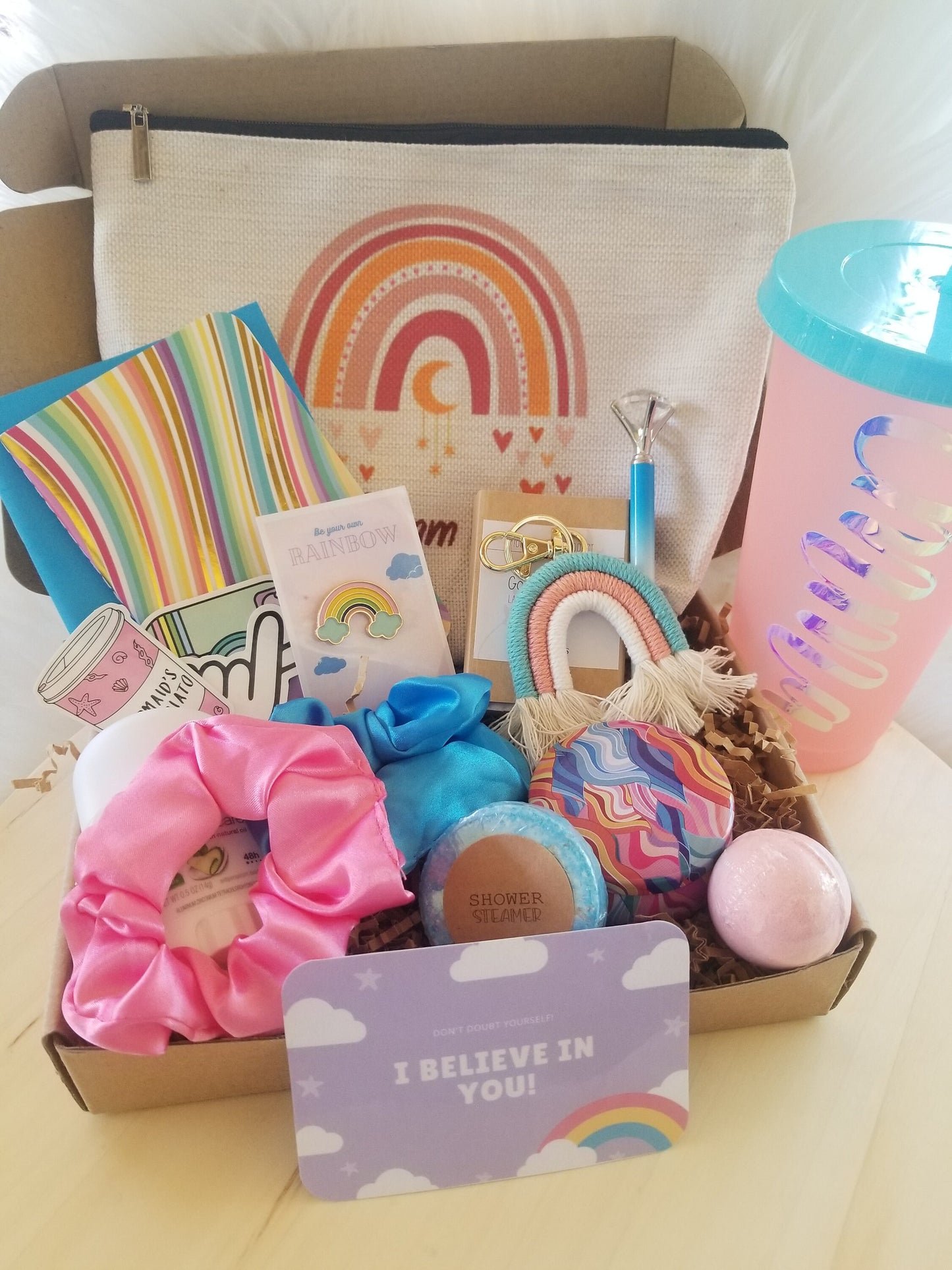 Dream big gift box for Teen/tween girl, personalized care package set