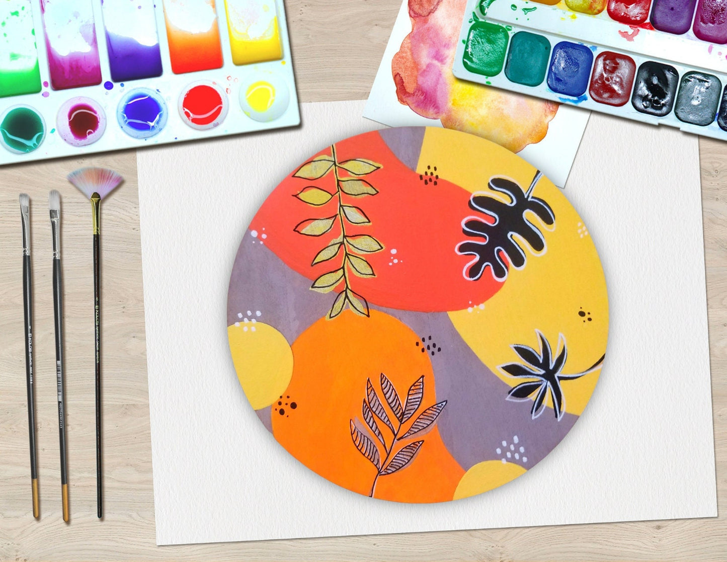 Paint and sip DIY craft kit, paint by numbers, paint night party