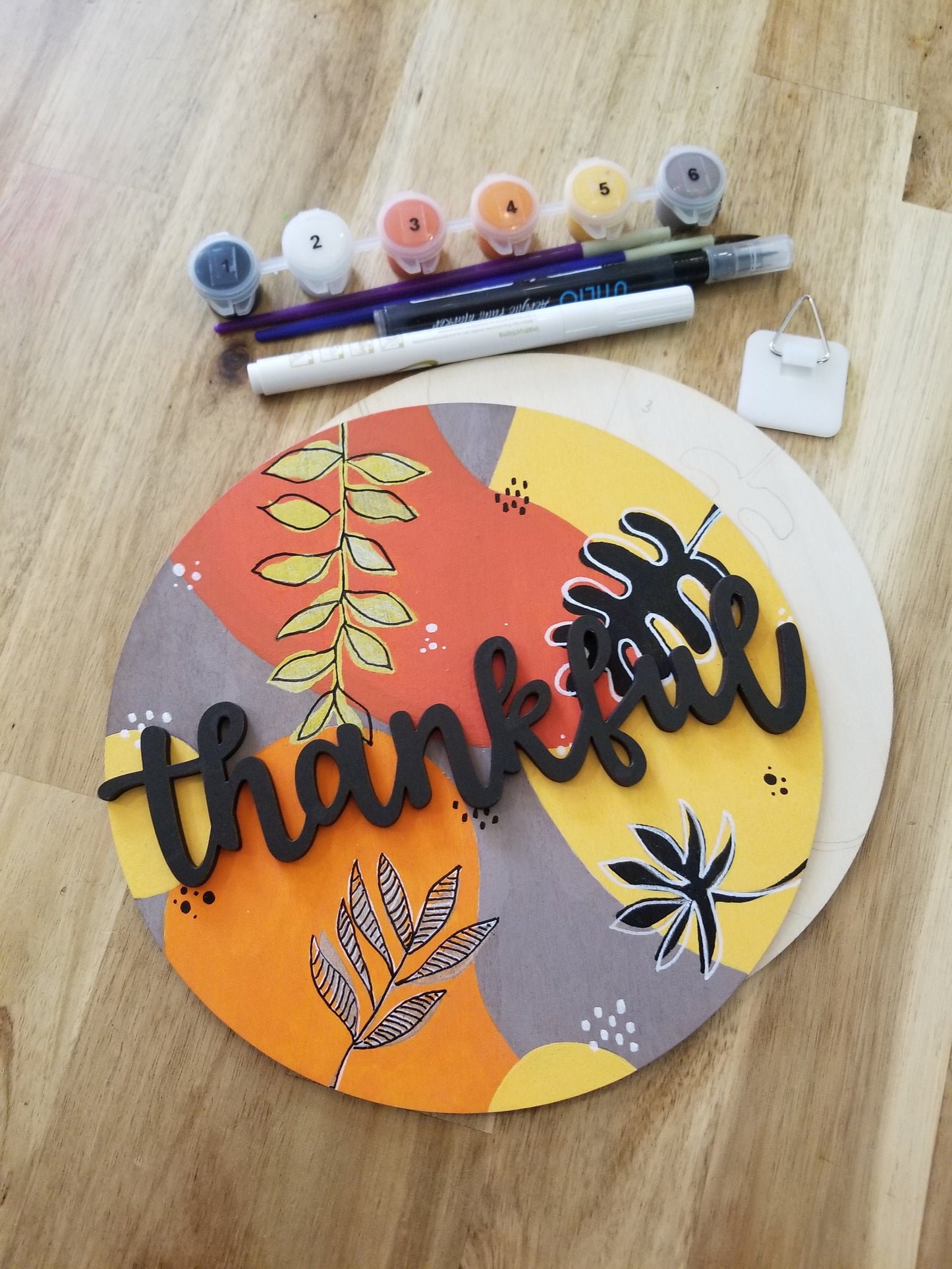 Paint and sip DIY craft kit, paint by numbers, paint night party