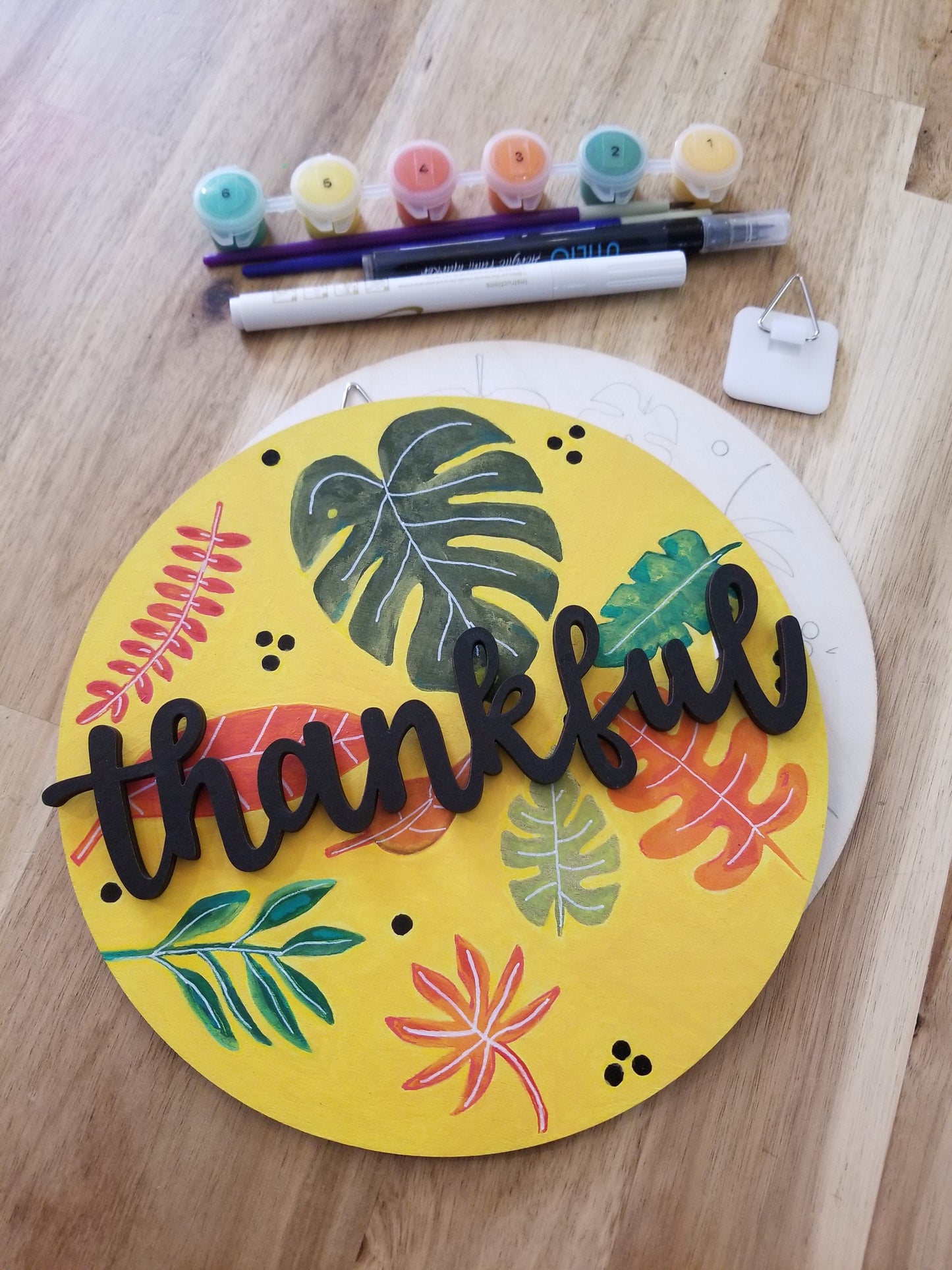 Art party kit, DIY craft kit, paint by numbers for paint and sip craft party