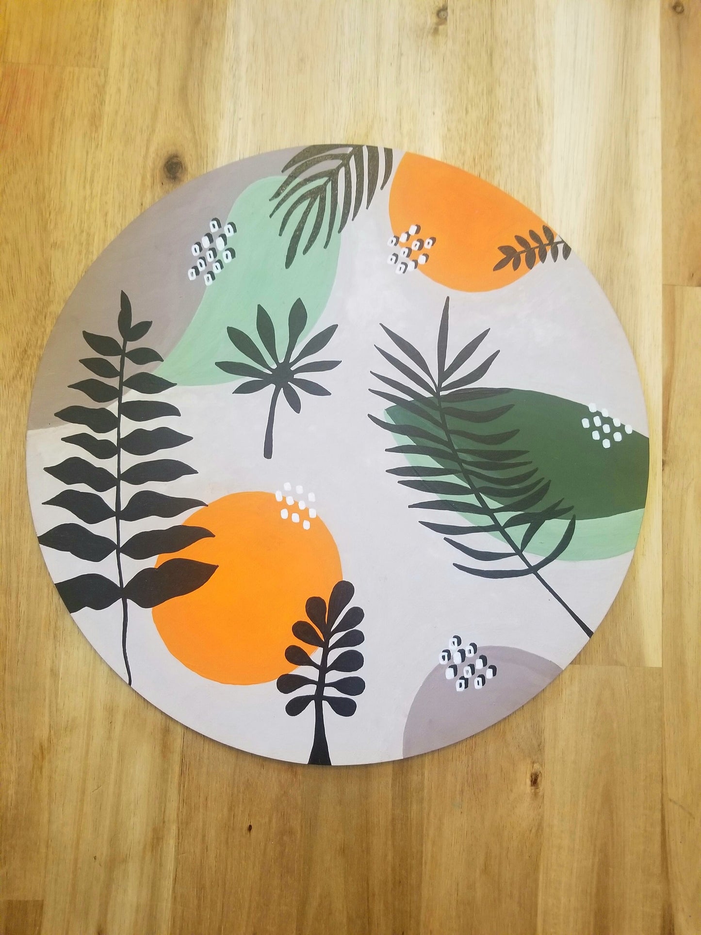 Craft night party, DIY nature painting, Paint and sip kit, DIY paint by numbers
