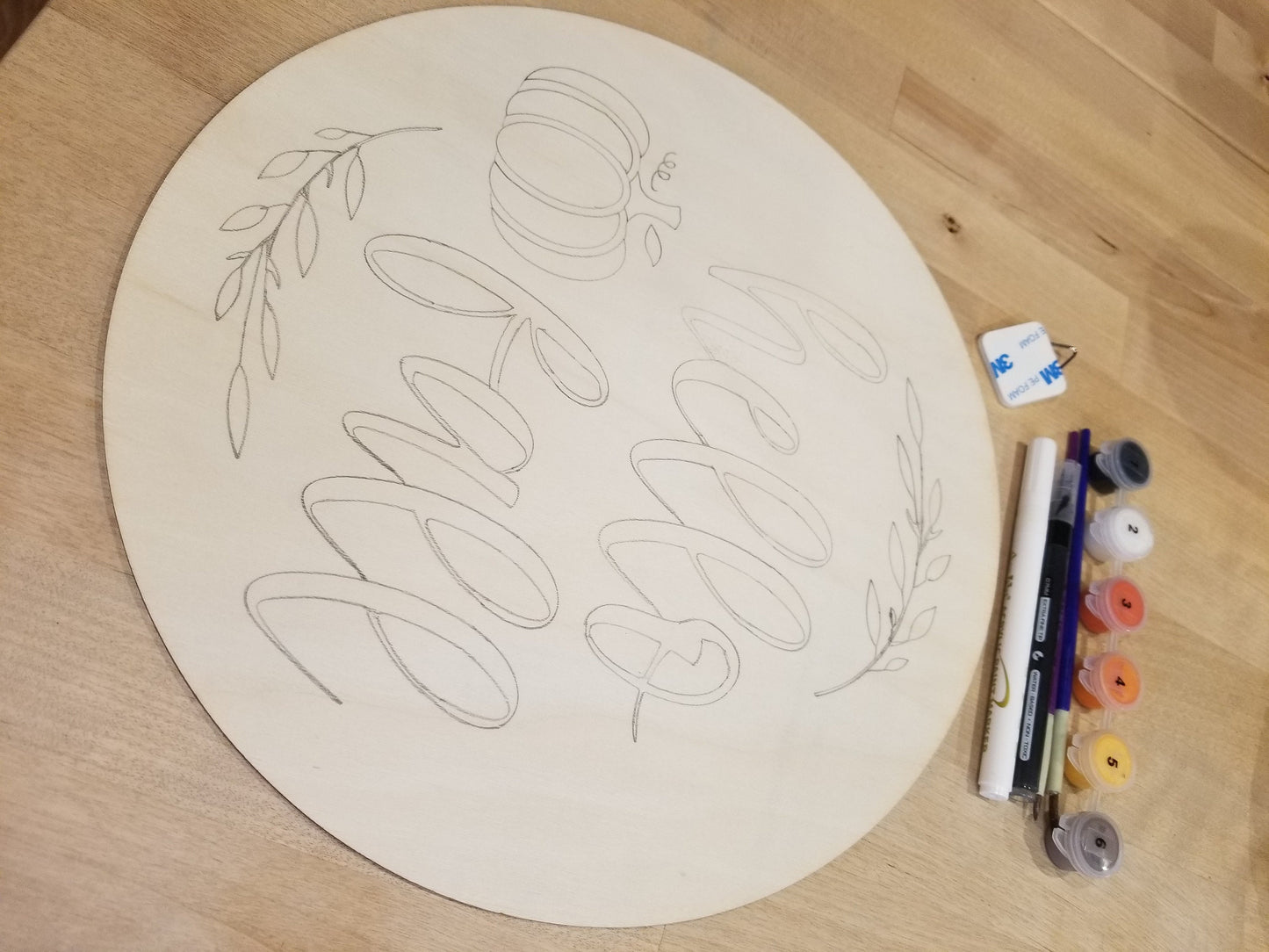 Paint by numbers kit, Sip and paint party