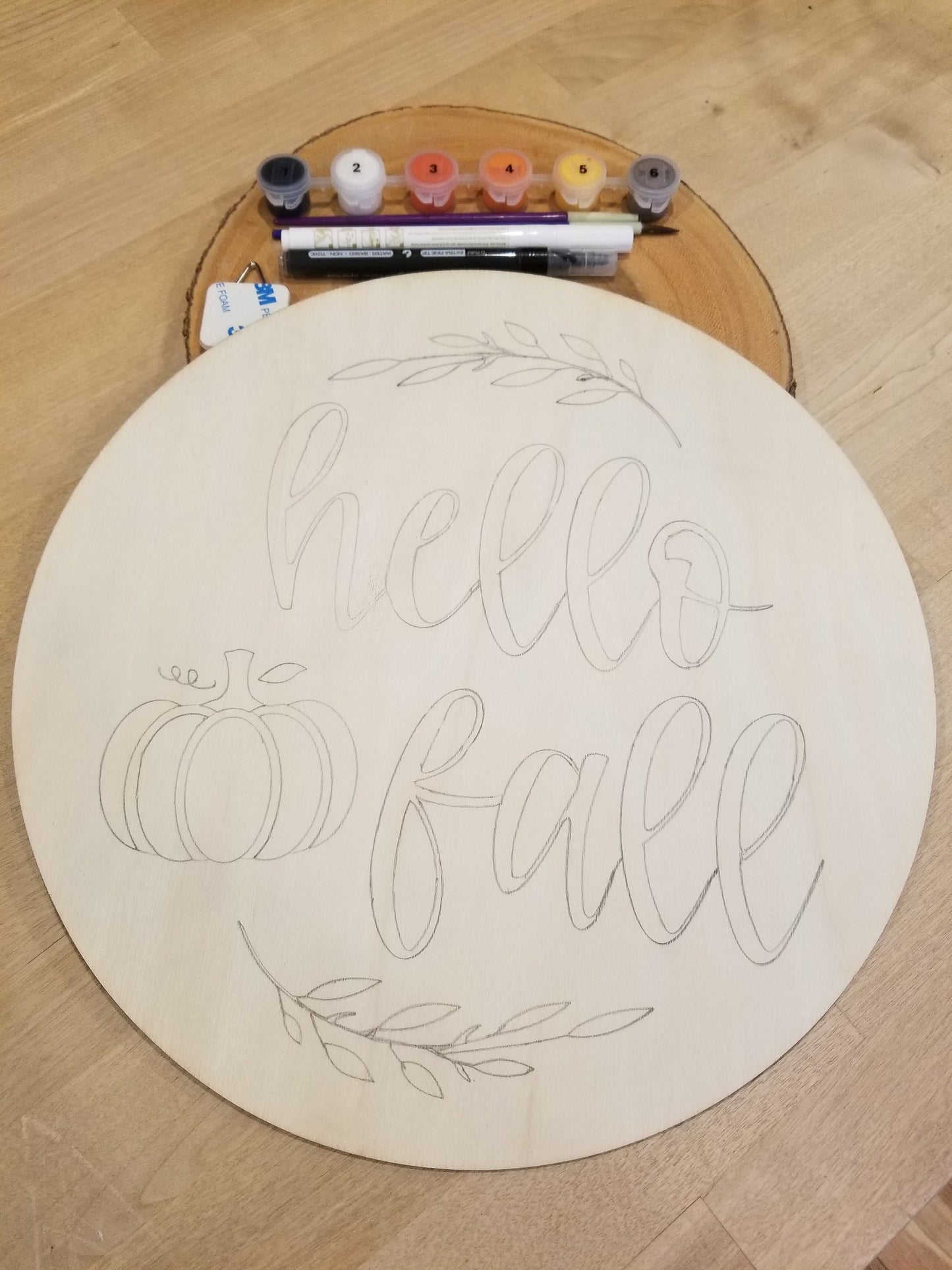 Paint by numbers kit, Sip and paint party