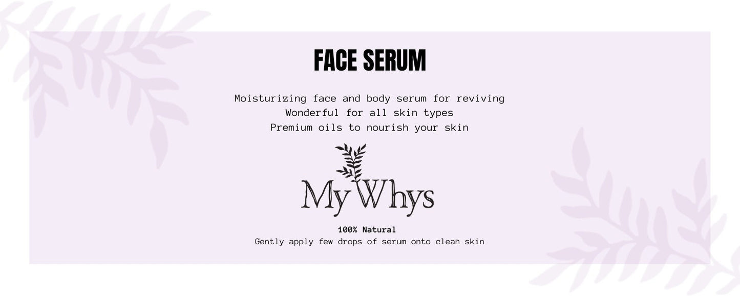 Cleansing facial oil for face and body with essential oils, 100% natural