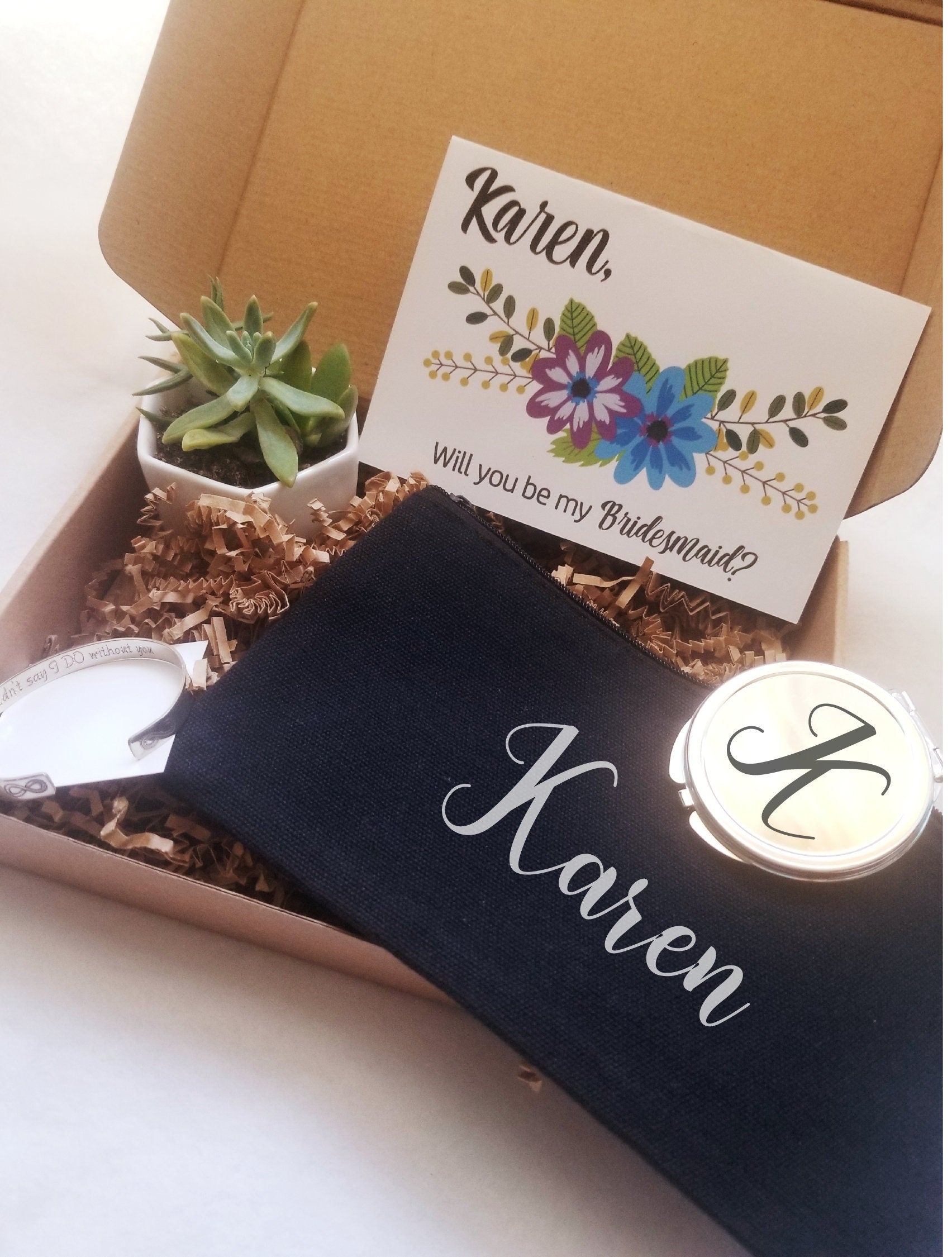 Bridesmaid proposal gift set
