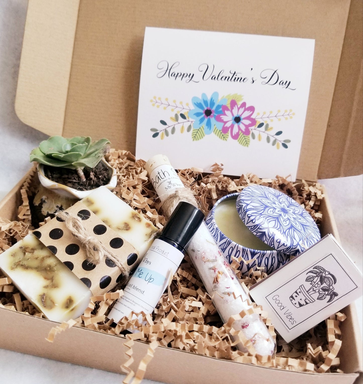Valentines day gift set, relaxing spa care package