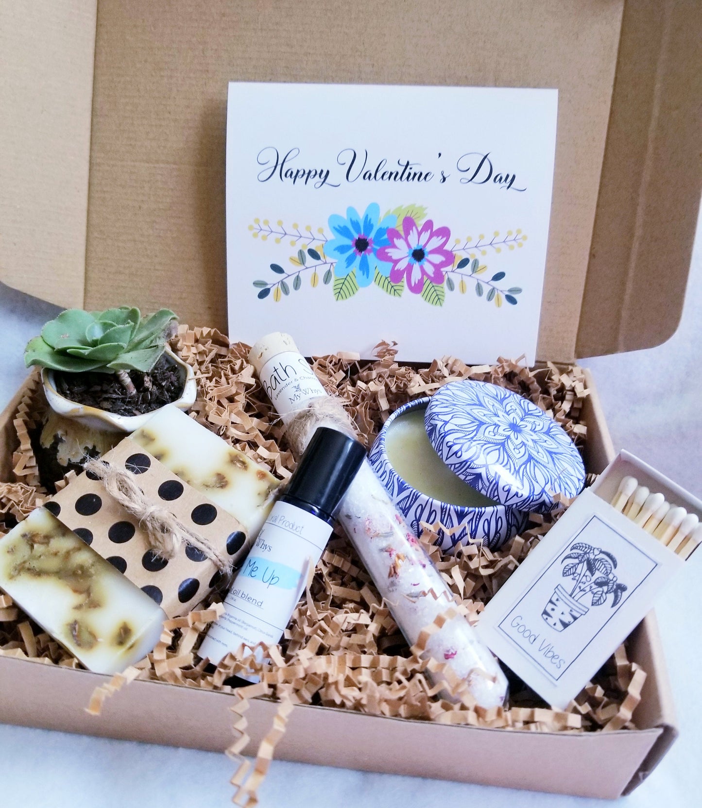 Valentines day gift set, relaxing spa care package