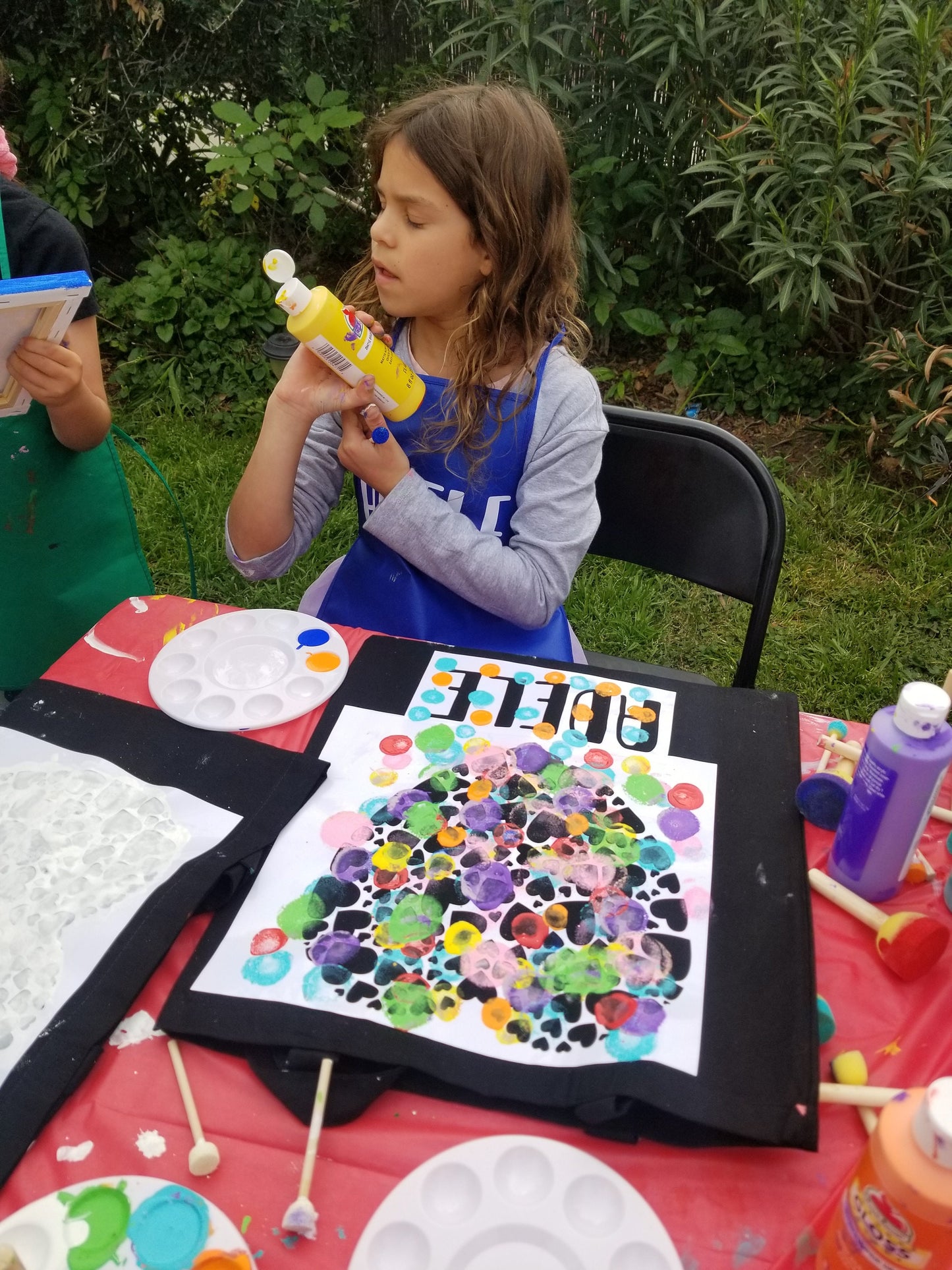 Kit de pintura de San Valentín, kit de manualidades DIY, kit de día de San Valentín personalizado, pintura de su propio bolso de mano, actividad artesanal de corazón, kit de pintura de fiesta de arte.