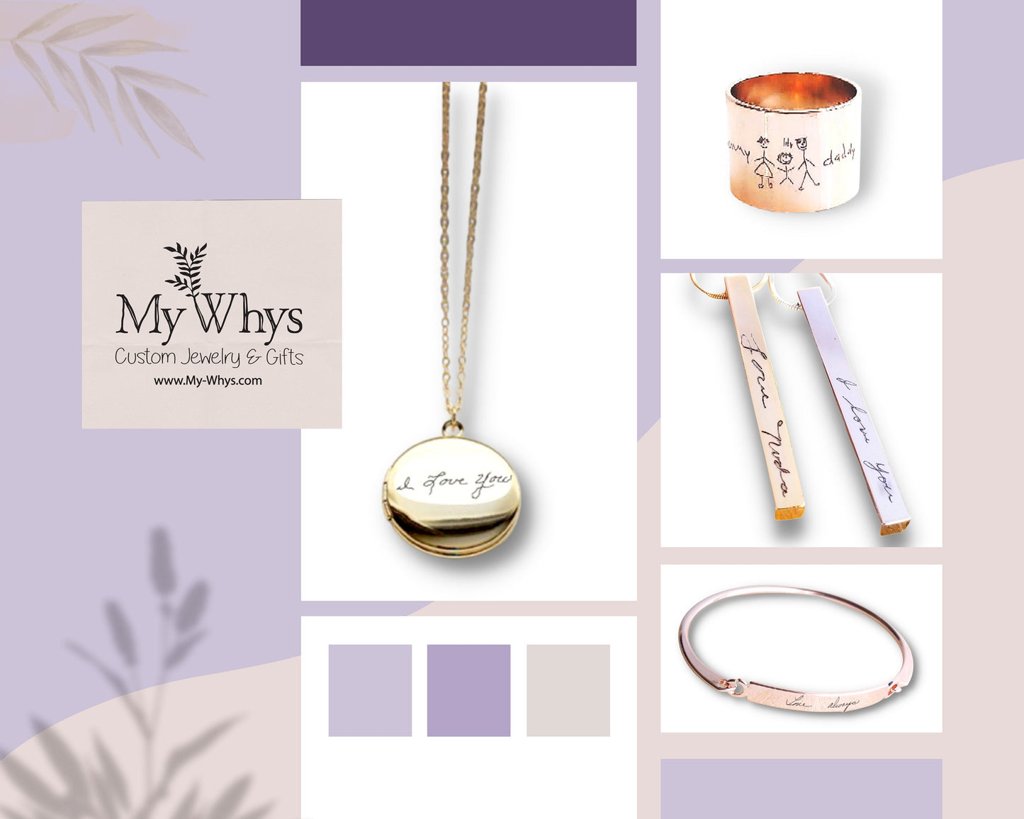 Custom handwriting tube ring, engraved rose gold ring band, child drawing ring, Signature ring, memorial  keepsake gift, personalized ring