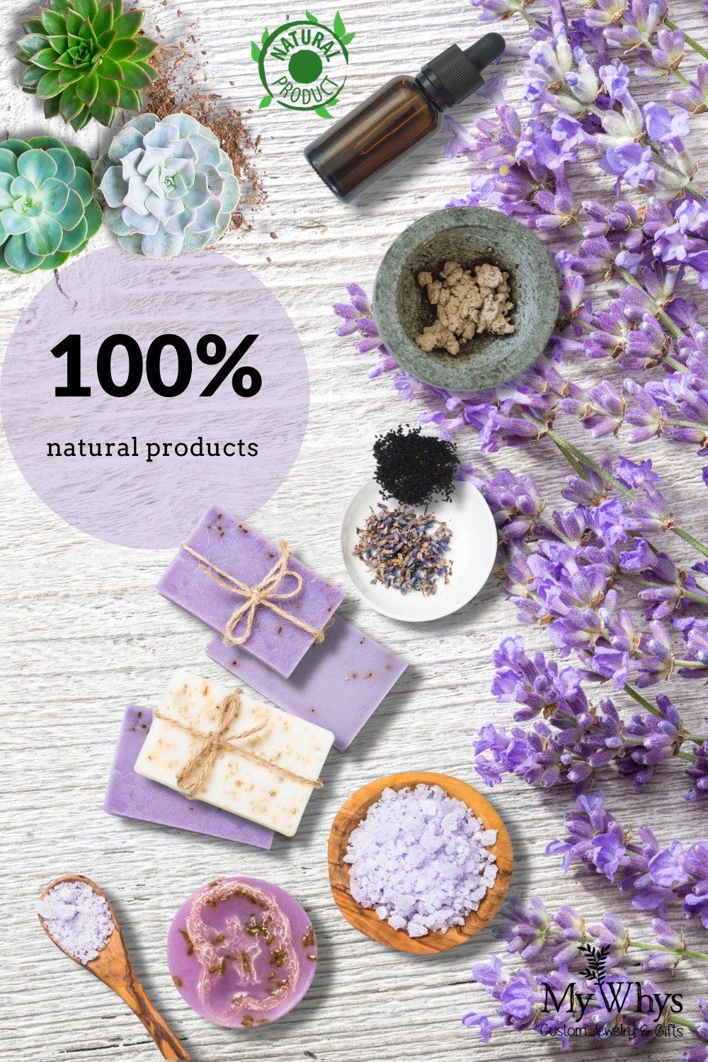 Sending healing vibes gift set, 100% natural spa bundle