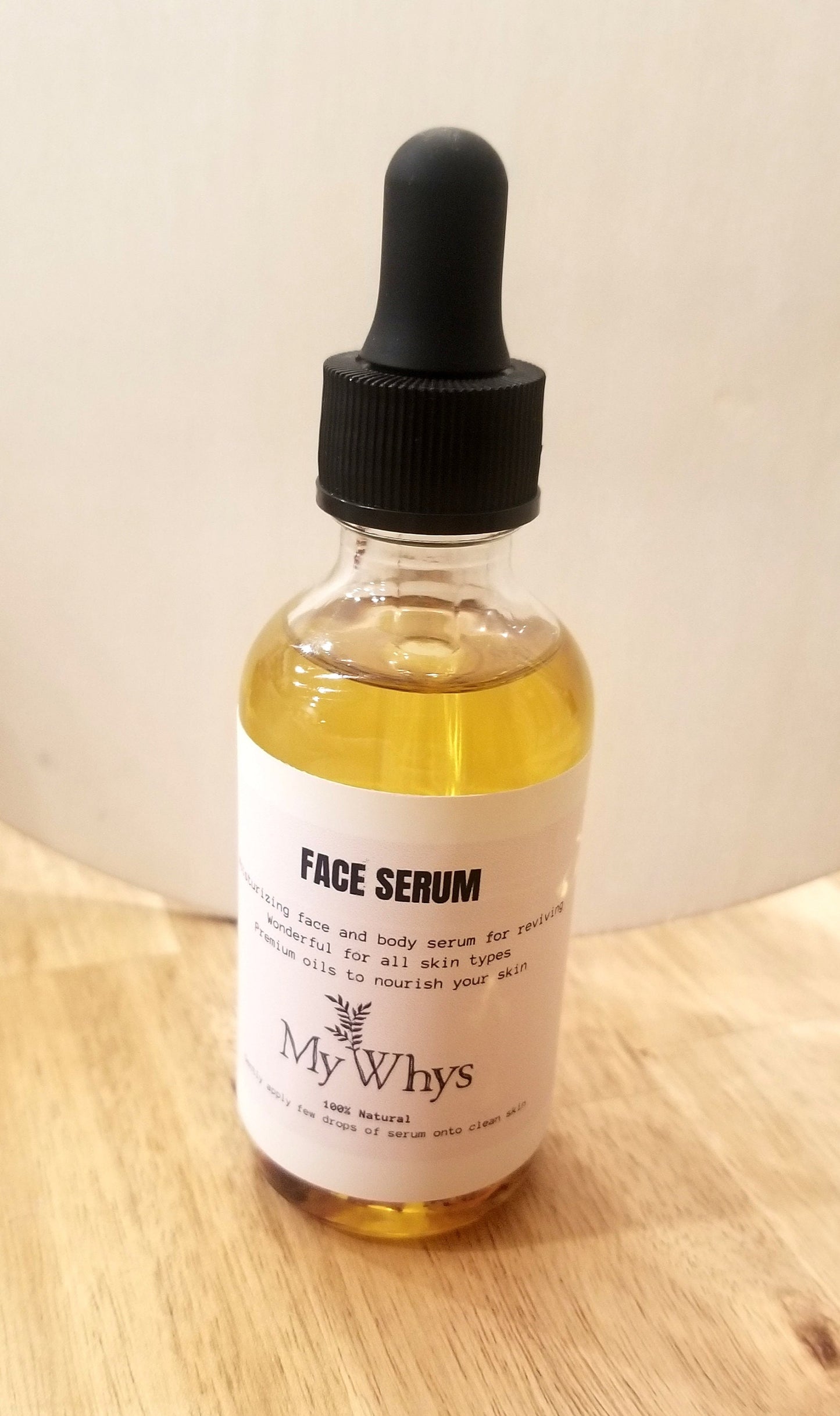 Cleansing facial oil for face and body with essential oils, 100% natural