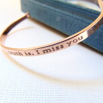 Engraved Rose Gold Cuff Bangle – Cherished Gift for Mom. Personalized Bracelet – mothers day gift.