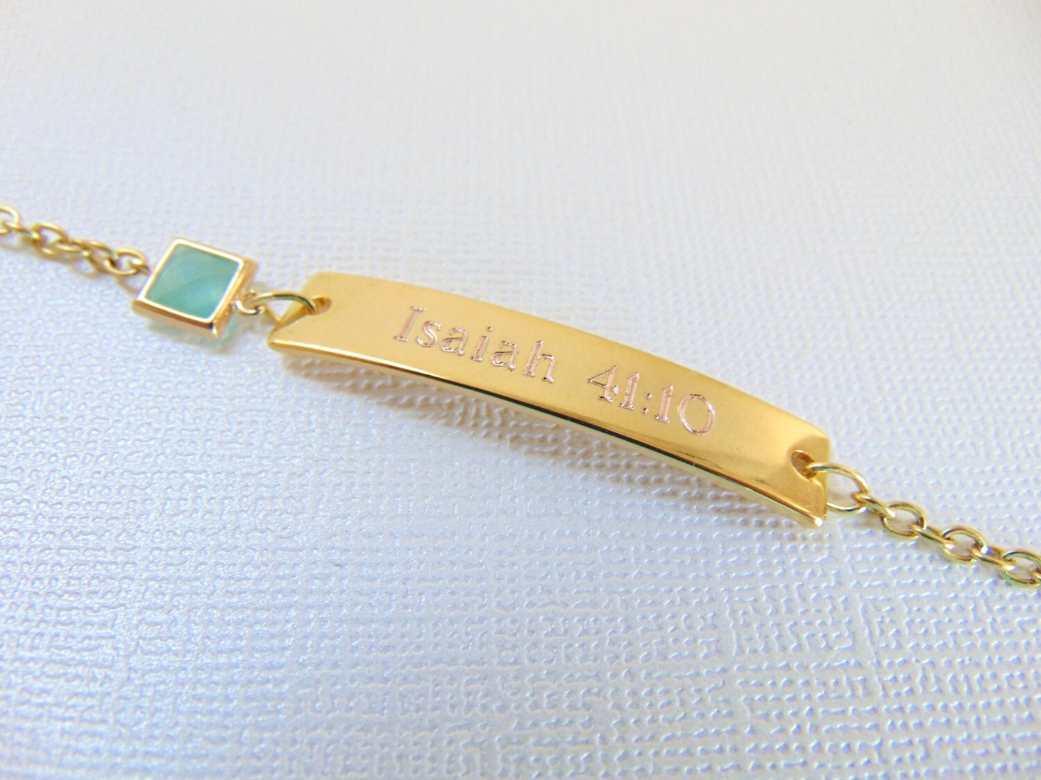 Personalized Bar Bracelet, Customized Bridesmaid Gift, engraved nameplate bracelet, Gold bracelet, Birthstone jewelry, Mint wedding