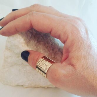 Gold Stackable Personalized rings gift for mom, skinny rings, custom children name rings, engraved gold ring, mother’s day gift
