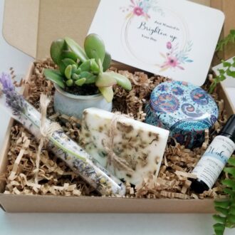 Thinking of you care package, cheer up gift box, Brighten up your day basket, Hospital gift, surgery gift, send a encouragement gift box.