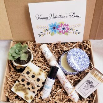 Valentines day gift package, relaxation spa gift, care package, send a gift set, valentines spa gift basket, Love gift for her, pamper box.
