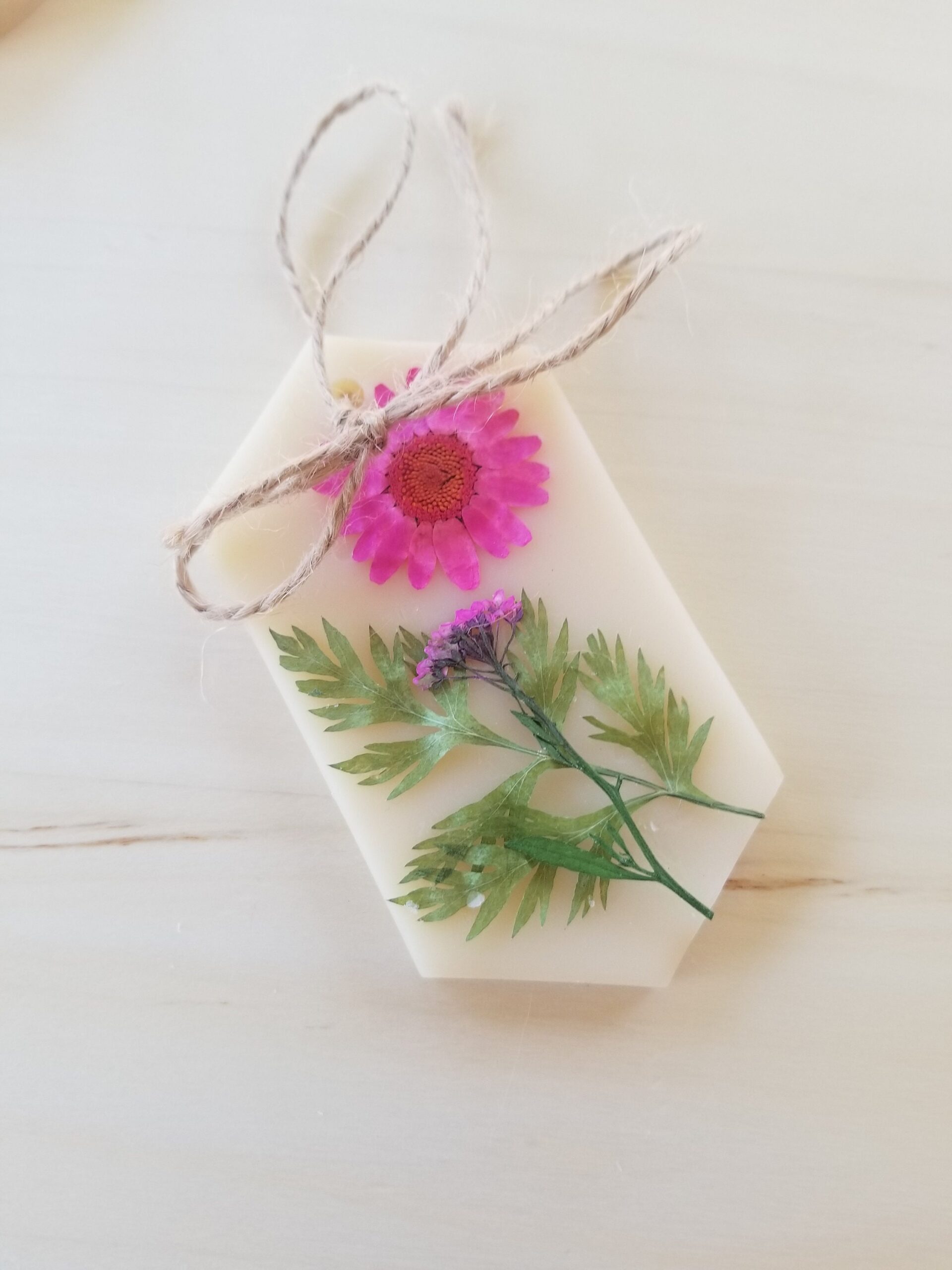 Add On Scented soy wax sachet. Botanical wax tablet, air freshener, aromatherapy floral sachet, potpourri dried flower sachet, wellness gift