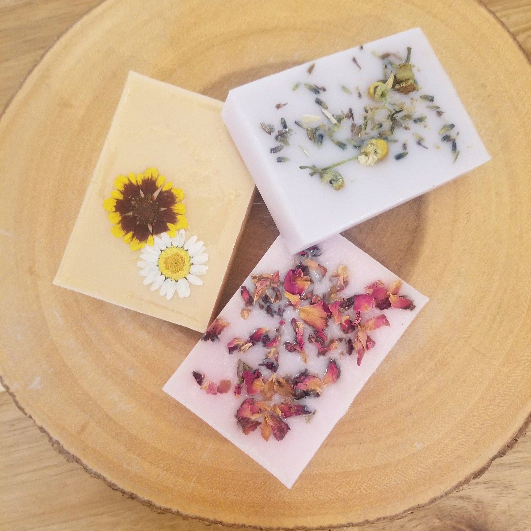 Add On natural soap bar with essential oils, Lavender and chamomile soap, honey & oats bar soap, rose soap. natural spa, self care package