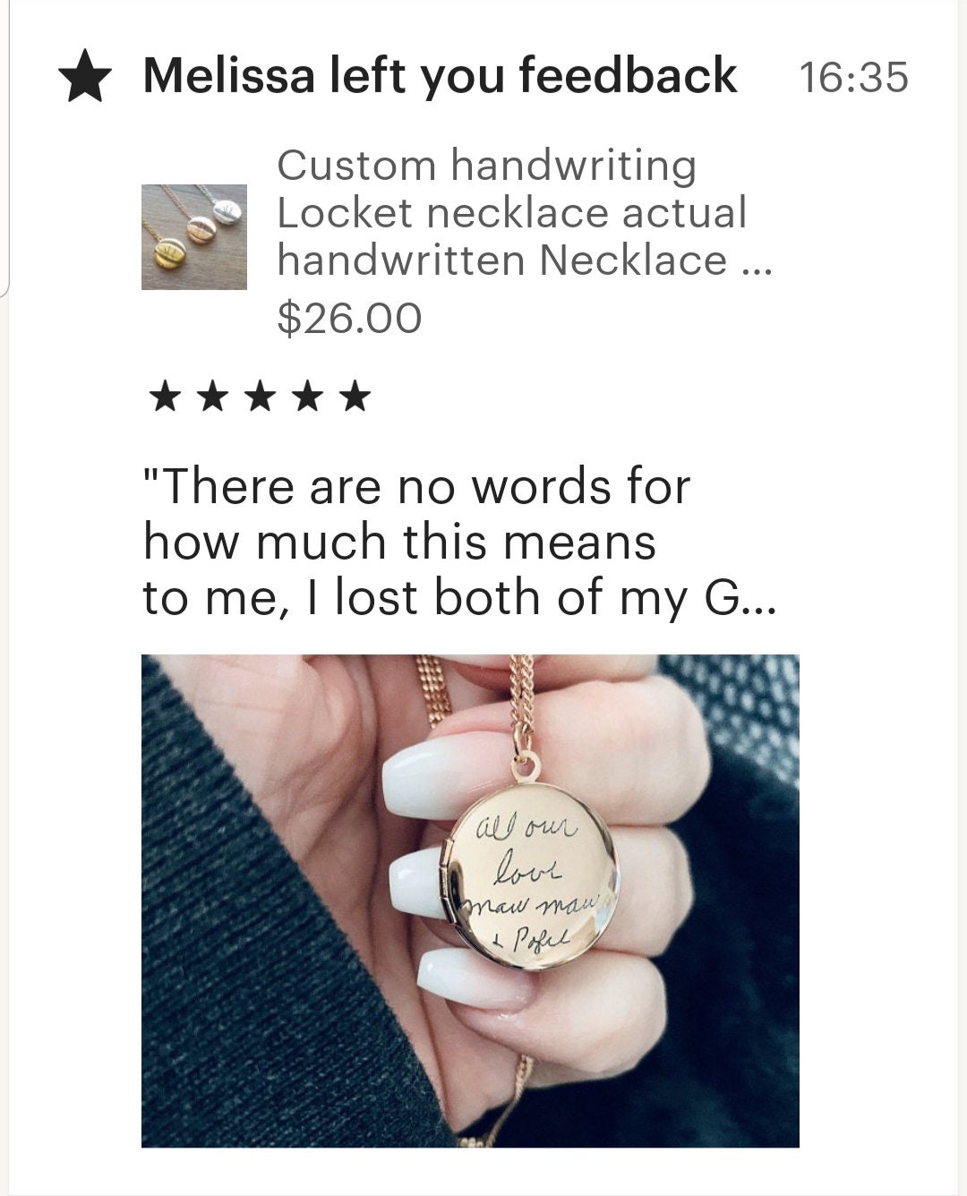 locket necklace Actual handwriting , Custom handwritten keepsake jewelry gift, personalized engraved keepsake necklace, gold locket pendant.