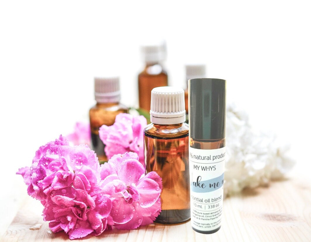 Add On – Build a box, Wake up essential oils blend, Bergamot essential oils, 100% natural Aromatherapy wellness gift.