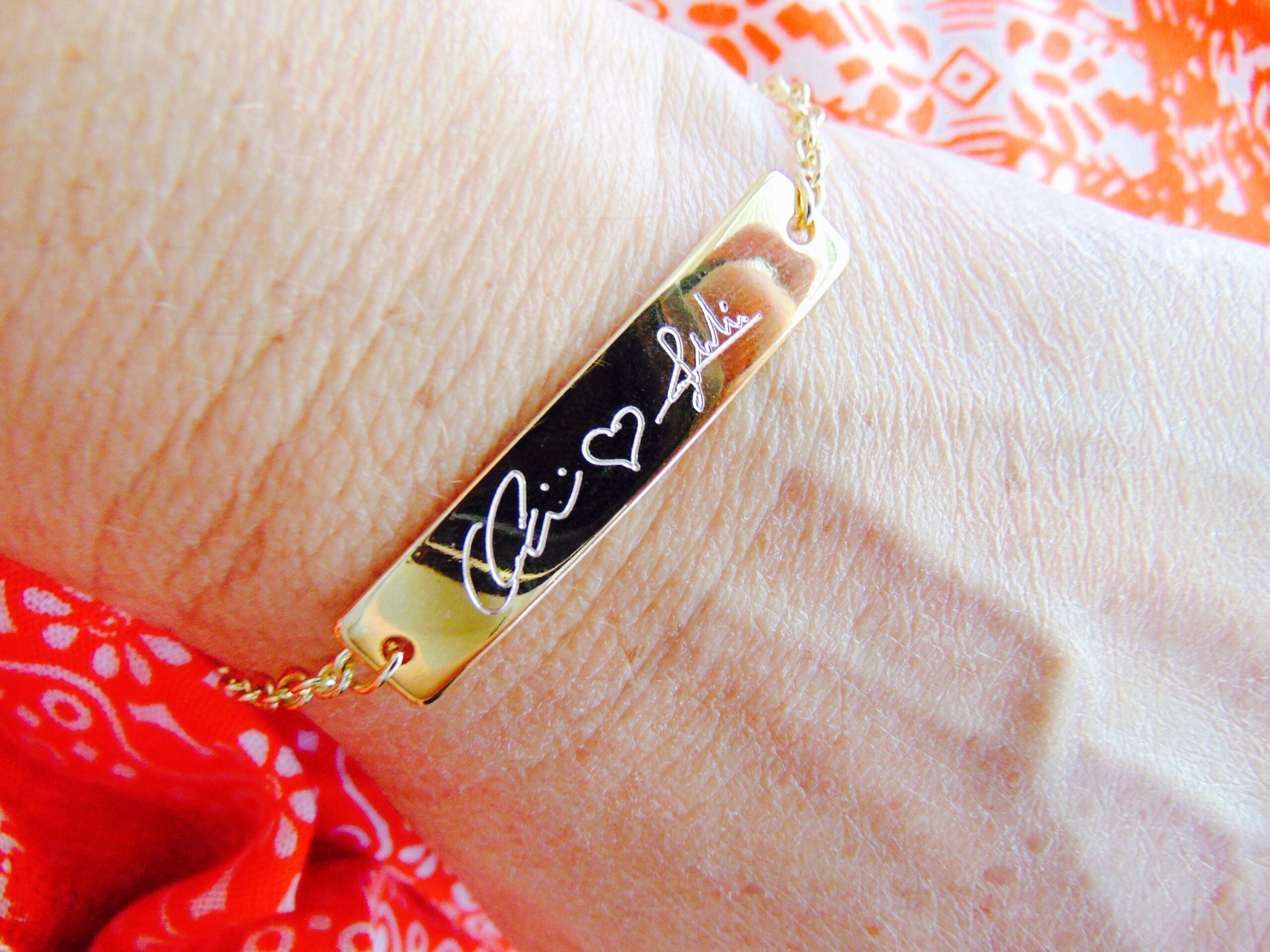 Nameplate Silver Bar Bracelet, Initial LOVE Bracelet, Bridesmaid Gift, Personalized Bar Bracelet, Customized engraved bracelet