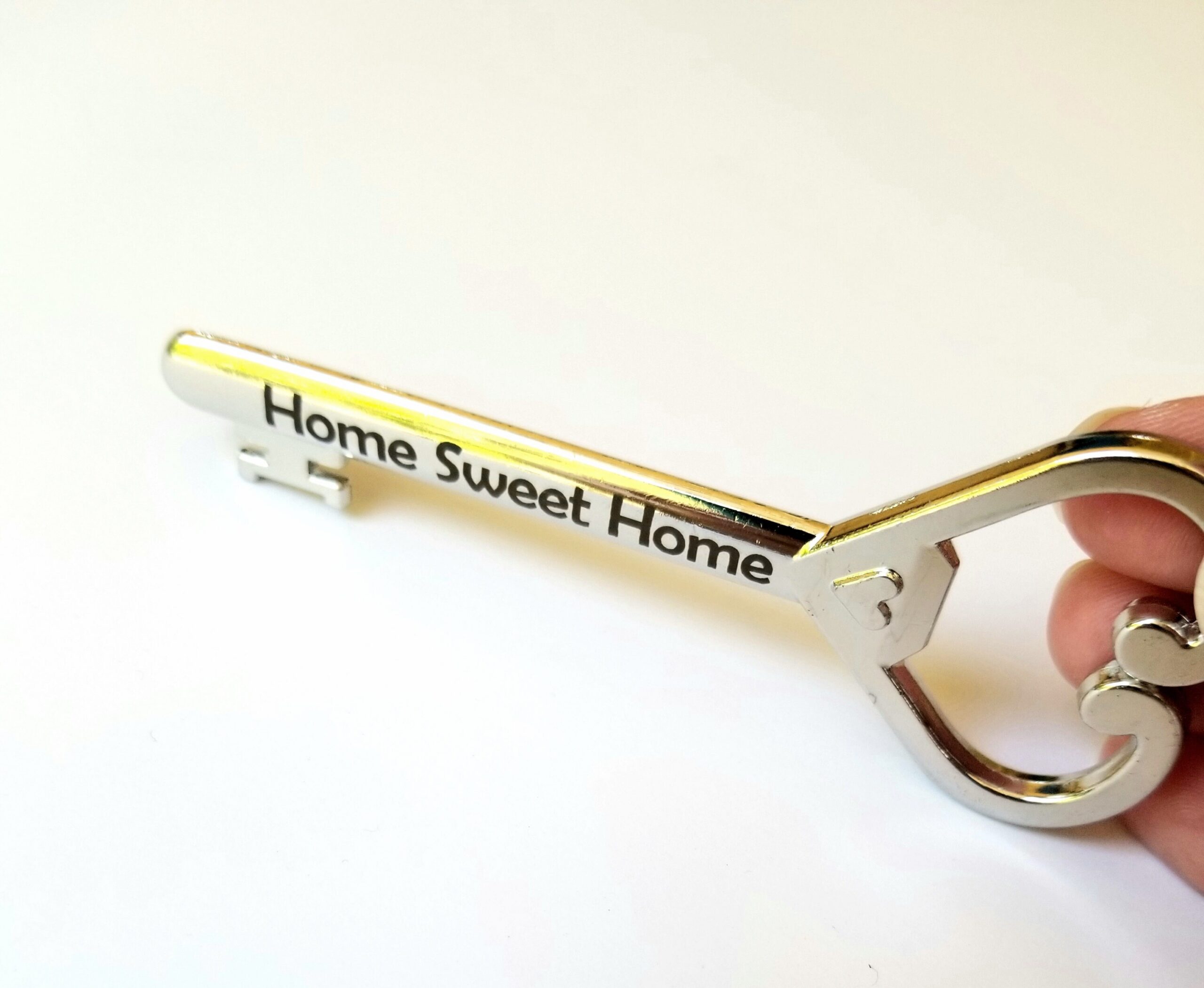 Engraved bottle opener, Custom Party favor, Personalized wedding gift, silver key bottle opener, engraved wedding keepsake party giveaway.