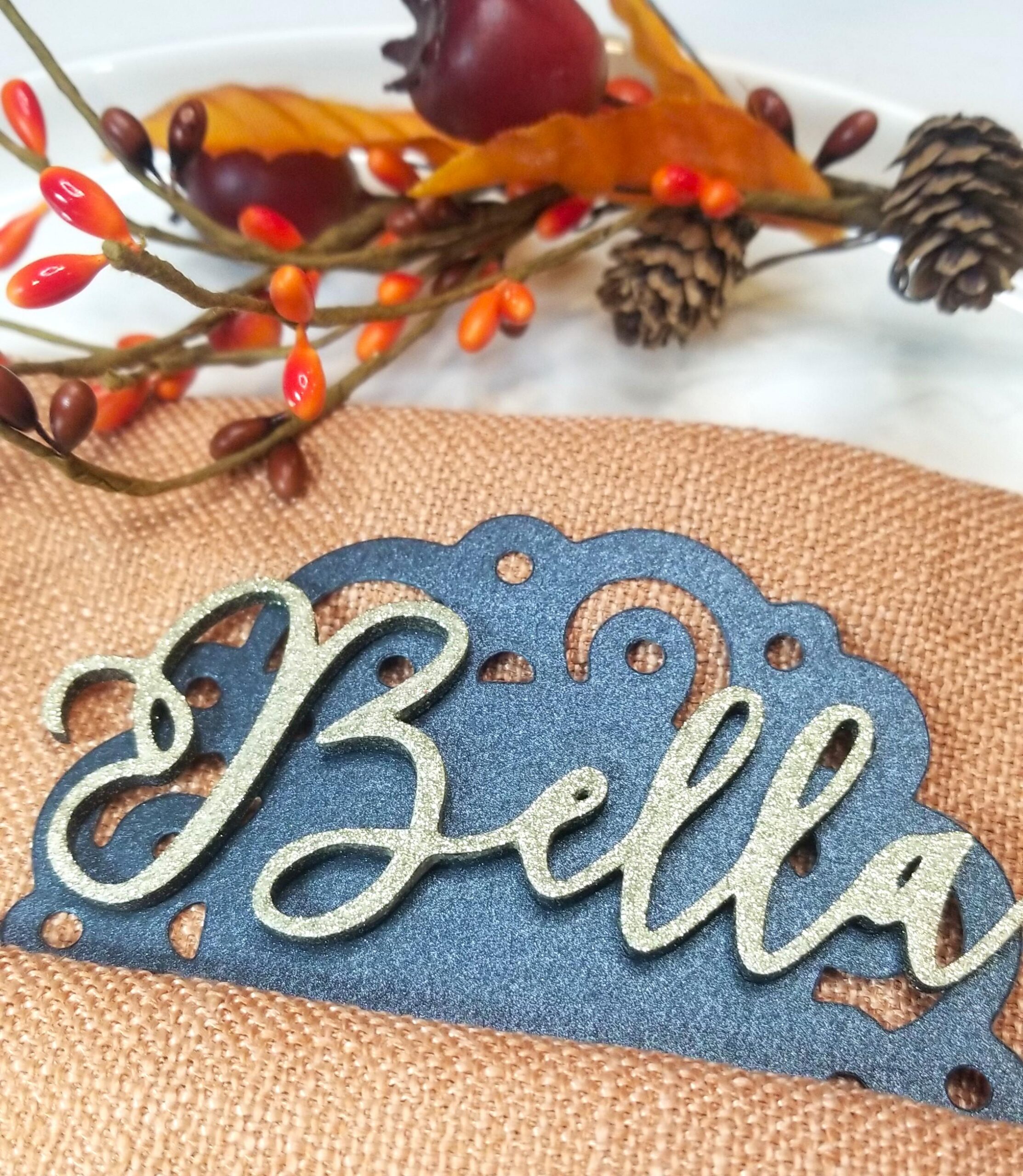 Custom wood place tags, Custom Dinner Party Name card, Birthday name plate, laser cut name tag, Table place setting, wedding favors keepsake