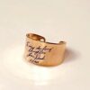 Actual handwriting ring, custom handwritten ring, engraved signature ring, adjustable name ring memorial jewelry, Personalized keepsake gift