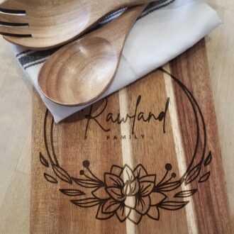 Custom cutting board, Personalized housewarming gift, Engraved Charcuterie board, realtor closing gift, New home owner gift, first home gift
