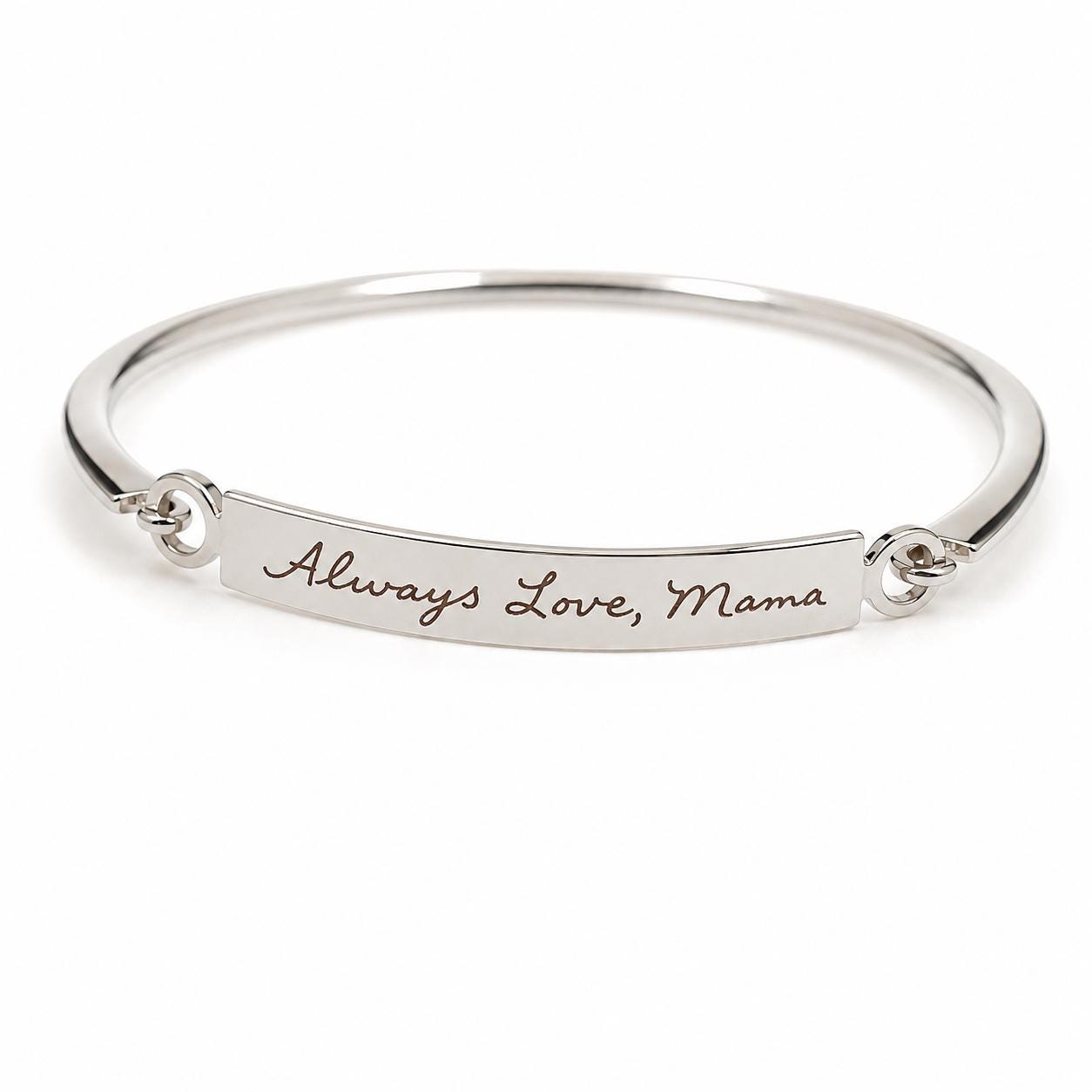 Handwriting bangle, Custom handwritten bracelet, Personalized engraved signature cuff, Memorial Keepsake Gift in silver, gold or rose gold