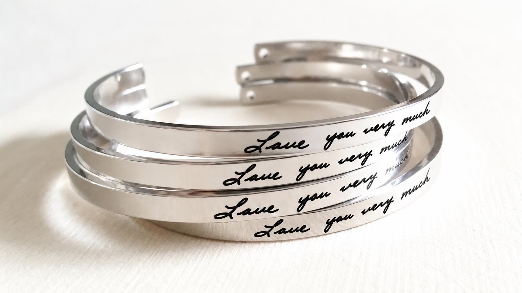 Actual Handwriting cuff, Custom handwritten bracelet, Personalized signature cuff, Keepsake memorial Gift, silver or Rose gold or gold cuff