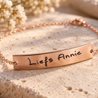 Actual Handwriting bracelet, Personalized handwritten bar bracelet, Rose gold engraved bracelet, Custom hand writing jewelry, Love gift.